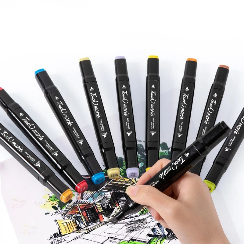 Marcador Doble Punta 24 Pcs