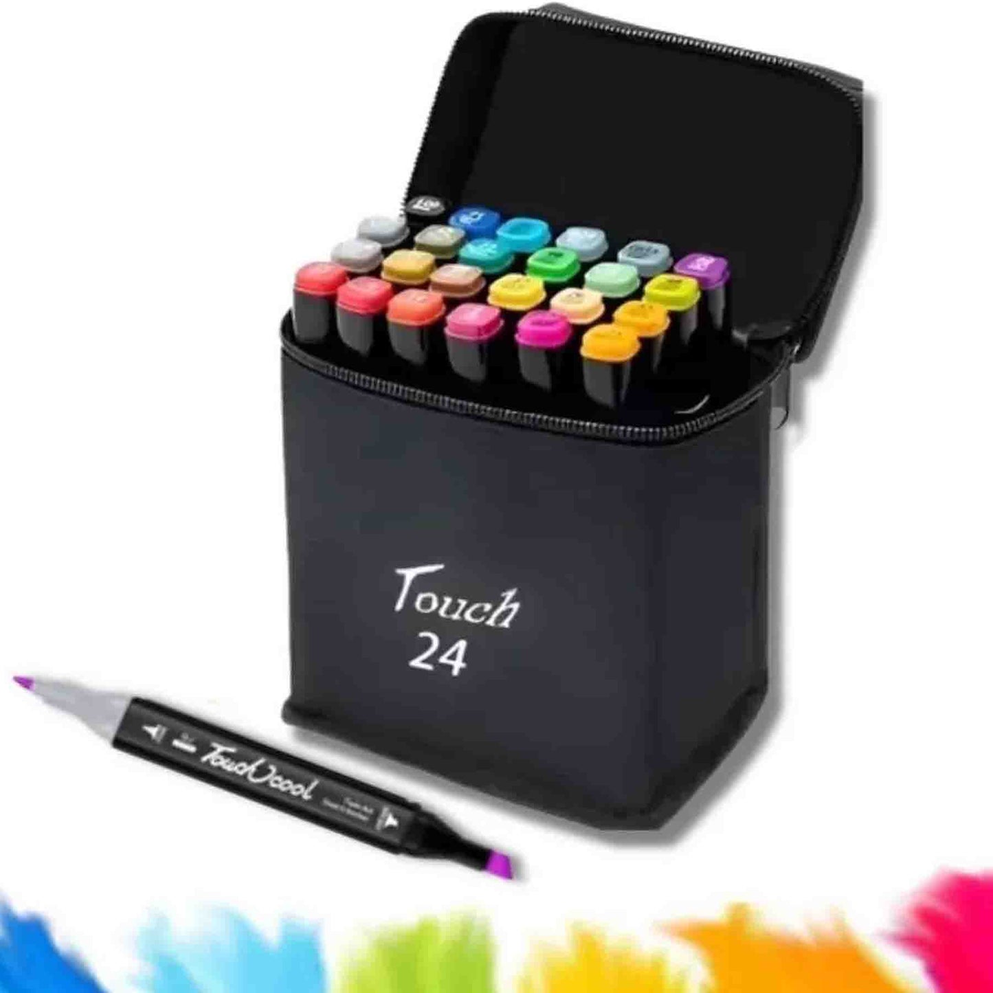 Marcador Doble Punta 24 Pcs