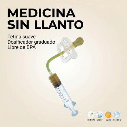 Chupete Dispensador Medicina Bebé - Administración Fácil Segura Libre BPA