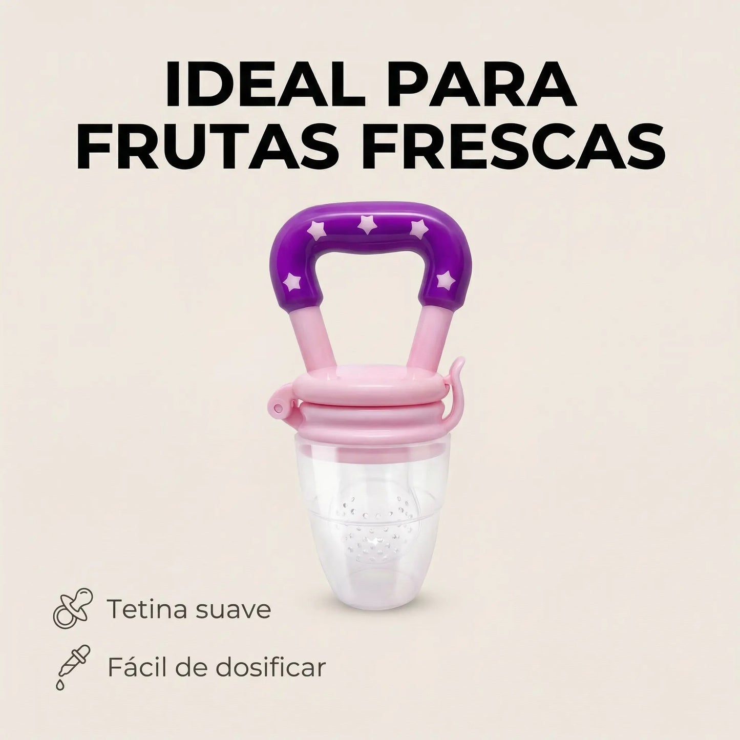 Chupete Fruta Bebe Mordedor Rasca Encías