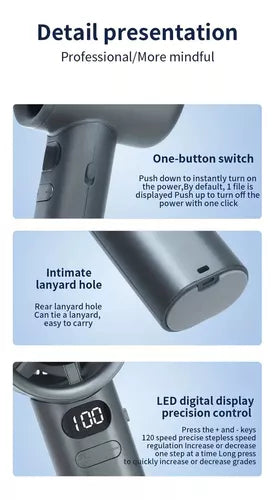 Mini Ventilador Portátil De Mano Recarga