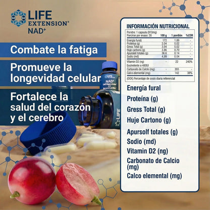 NAD+ Cell Regenerator Life Extension - Longevidad y Energía Celular