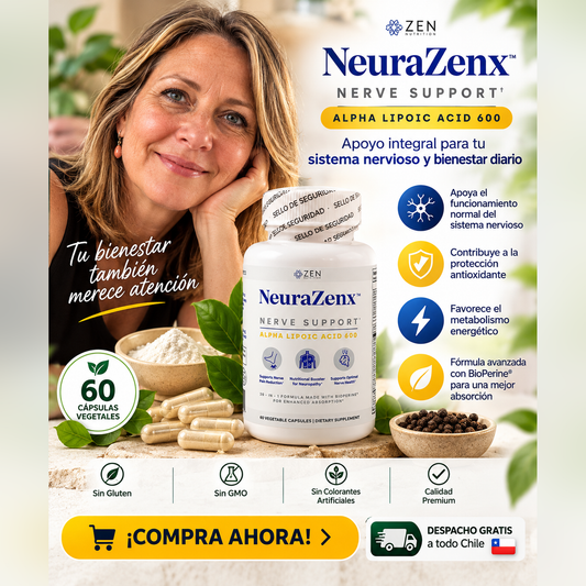 🧠 NEURAZENX NERVE SUPPORT – BIENESTAR Y CUIDADO DEL SISTEMA NERVIOSO