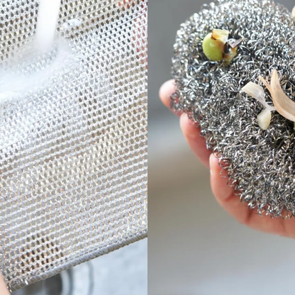 Paños Metálicos Multiuso de Limpieza 5Pc