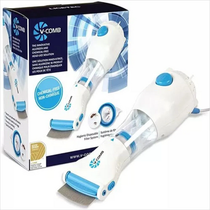 Cepillo Aspirador Saca Piojos Y Liendres