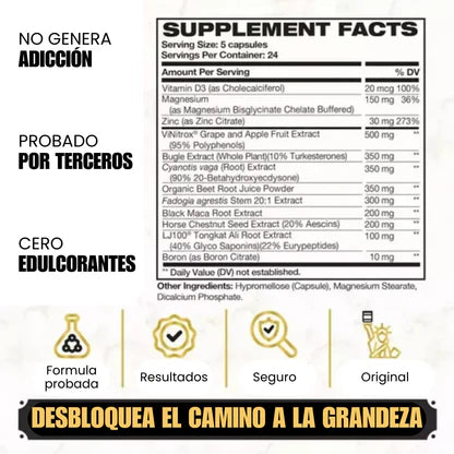 King Maker: Suplemento 13-en-1 para Hombres