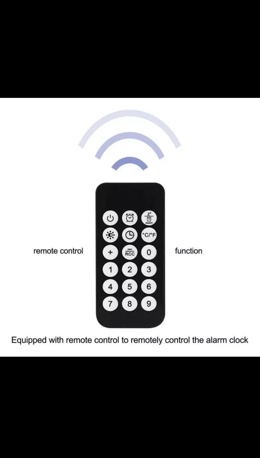 Reloj De Pared Digital Redondo Led Grand