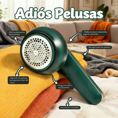 Quita Pelusas Eléctrico Portátil Recargable USB