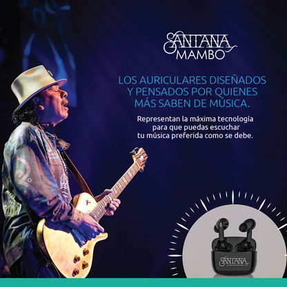 Auriculares Inalámbricos Carlos Santana – Sonido Profesional Bluetooth 5.1
