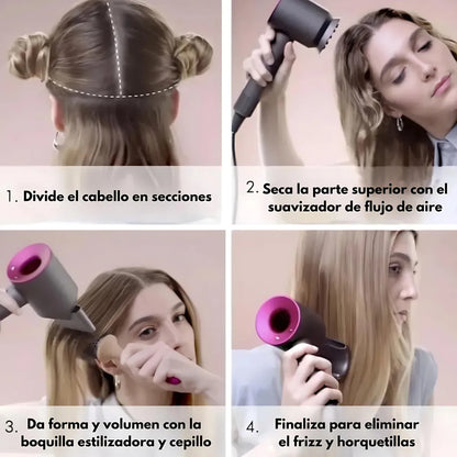 Secador de Pelo Profesional 1600W - Potencia, Cuidado y Versatilidad Sin Límites