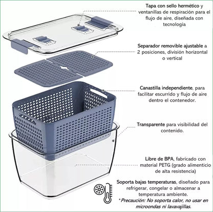 Set De 3 Contenedor Organizador