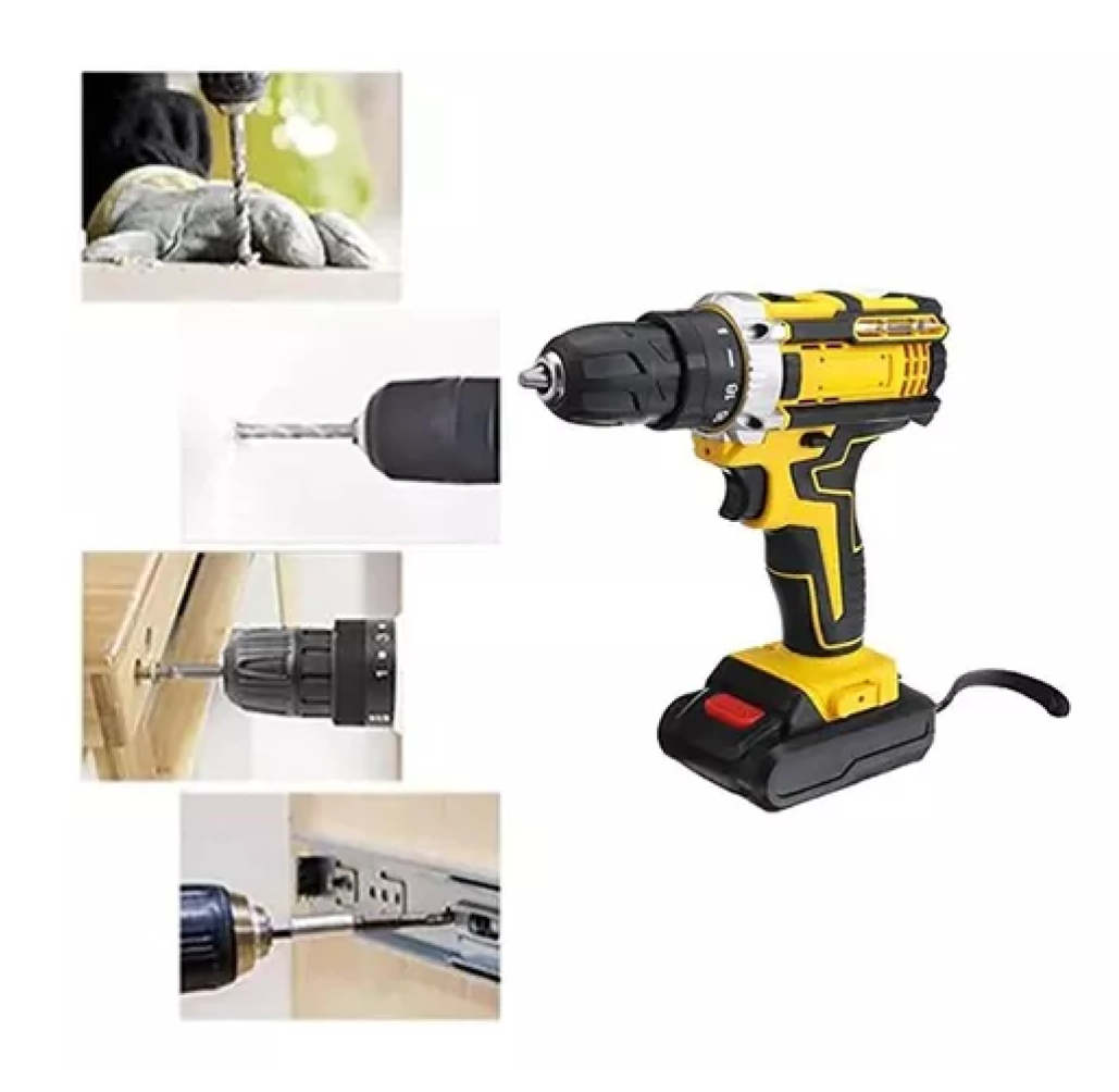 Taladro inalámbrico 98v + herramientas