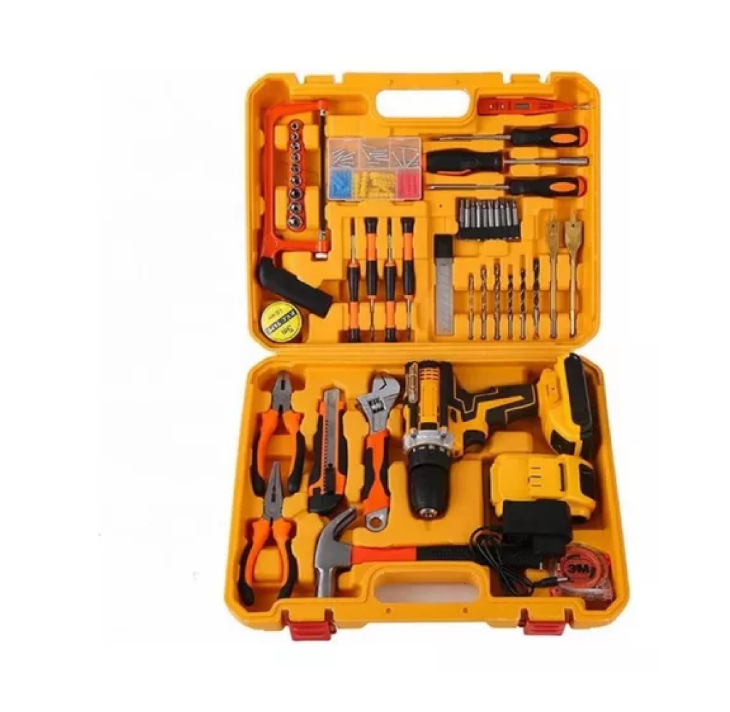 Taladro inalámbrico 98v + herramientas