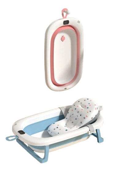 TINA BAÑERA CON COJIN Y TERMOMETRO