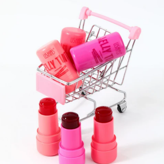 Tinta Labios Rubor Jelly 2 en 1 - Hidratante Duradero Multifuncional