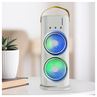 Ventilador-Humidificador En Torre Dúo