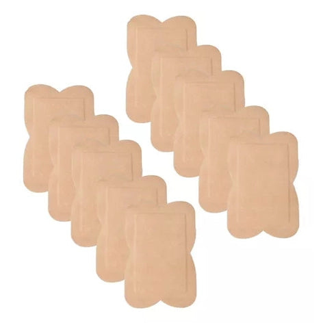 30 Parches Humectantes Para Talón - Exfoliante Reparador Pies Agrietados