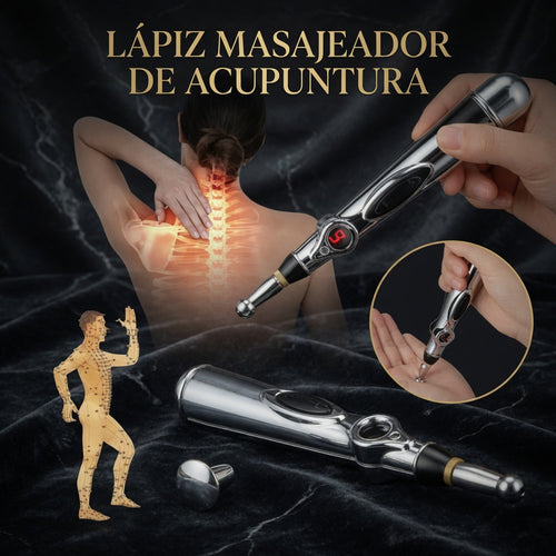 LÁPIZ MASAJEADOR DE ACUPUNTURA ELÉCTRICO