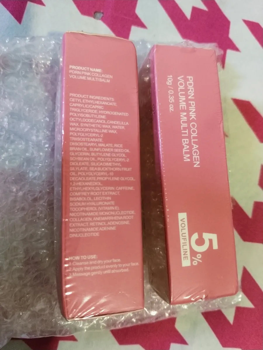 💗 PDRN Pink Collagen Volume Multi Balm – Bálsamo Facial en Barra