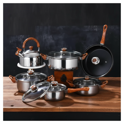 Batería de cocina estilo lifestyle