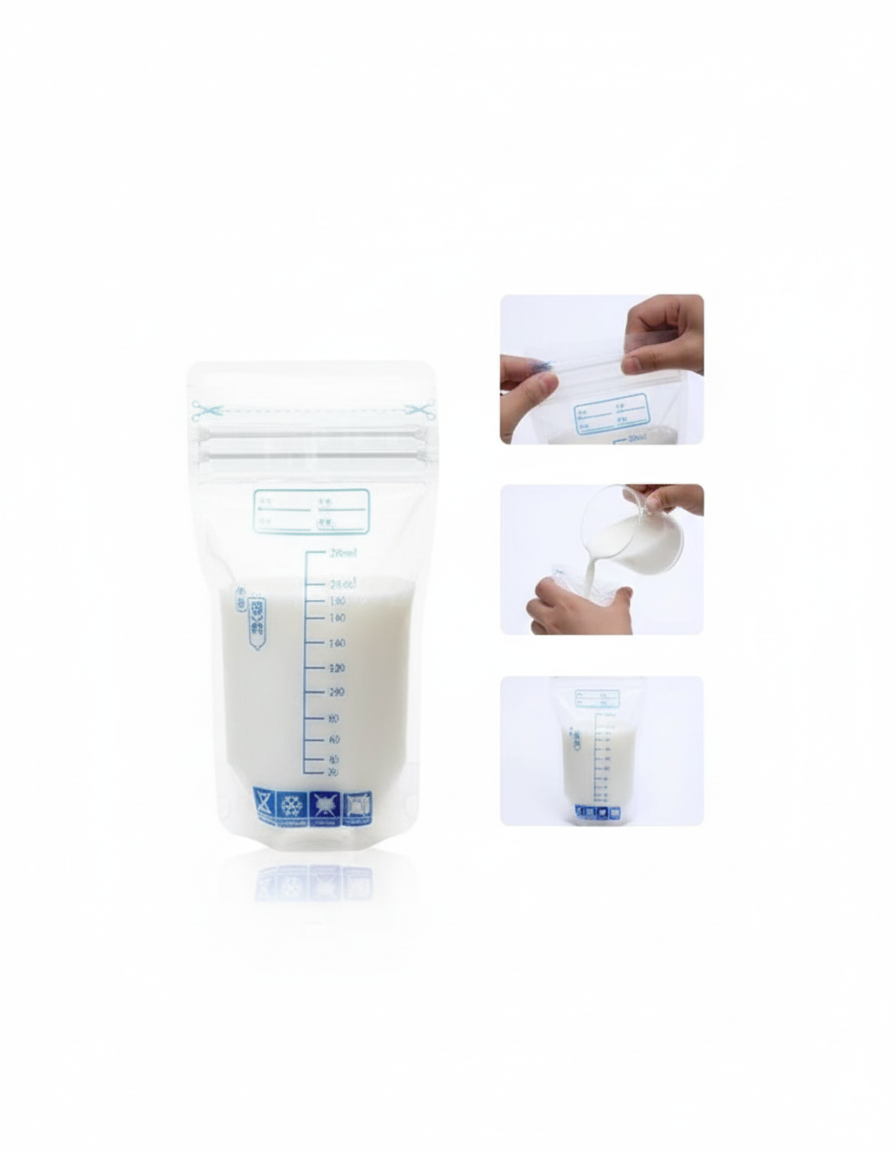 Bolsas de Leche Materna - Fotografía Profesional