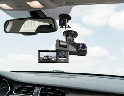Cámara para auto instalada en vehículo