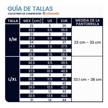 Calcetines Compresión Infusión Cobre