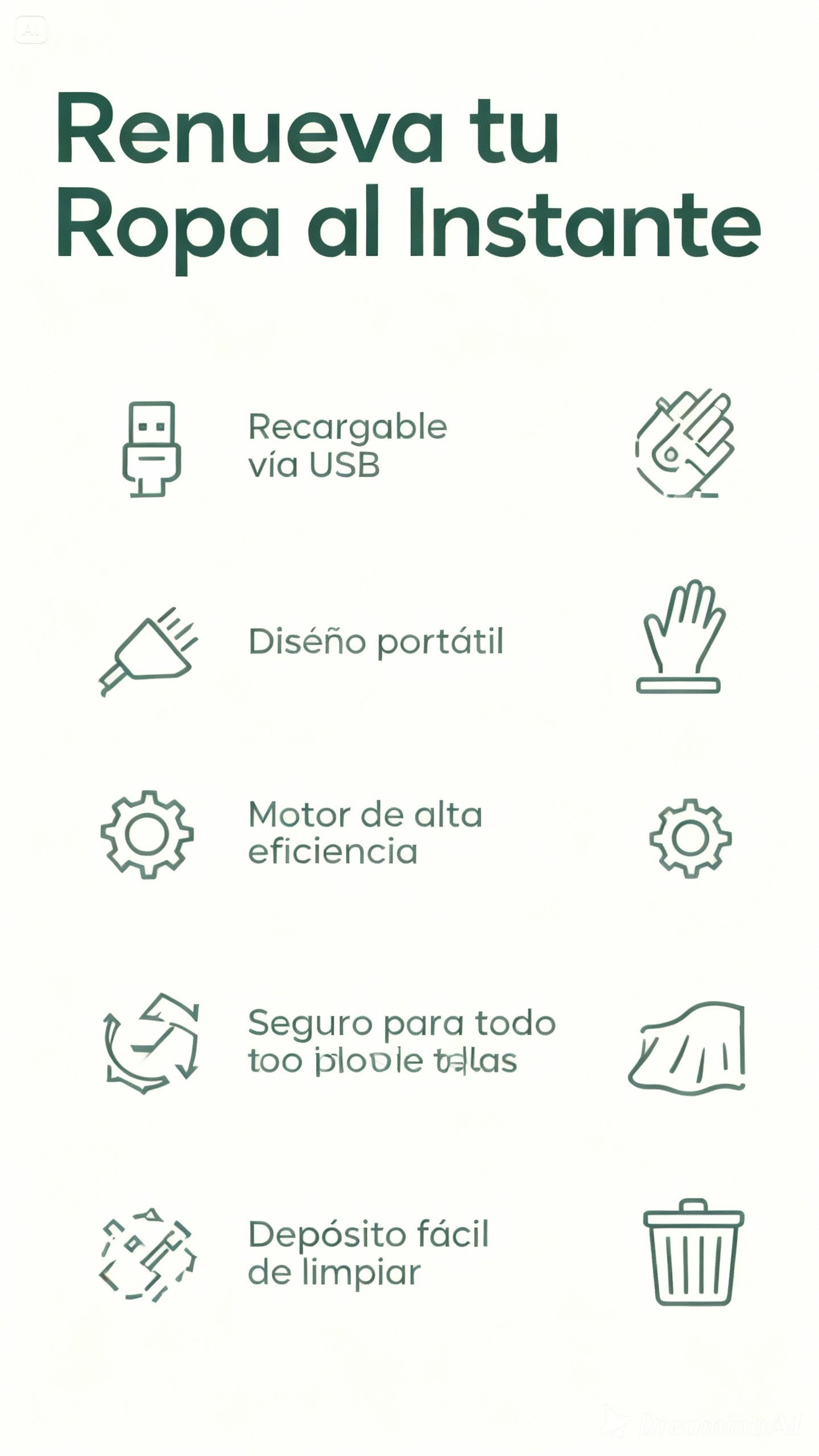 Quita Pelusas Eléctrico Portátil Recargable USB