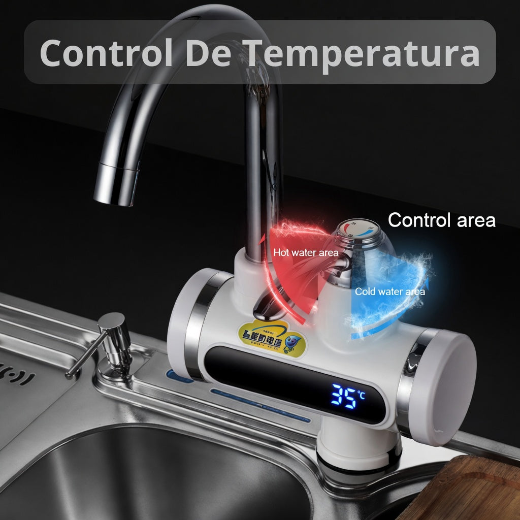 🚰 Grifo Eléctrico Calentador Lavaplatos