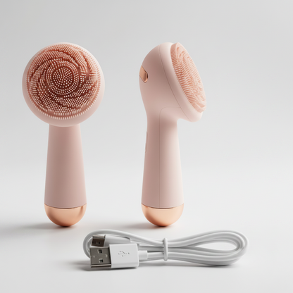 Cepillo Facial Eléctrico con Vibración Hidráulica - 3 Velocidades | Limpieza Profunda y Masaje Rejuvenecedor