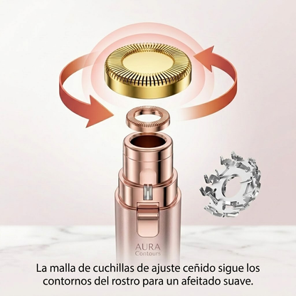 Depiladora Facial 2 en 1 – Depilación y Recorte de Cejas Sin Dolor | Portátil y Recargable