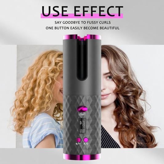 Rizador de Pelo Automático Inalámbrico – Rizos Perfectos en Segundos