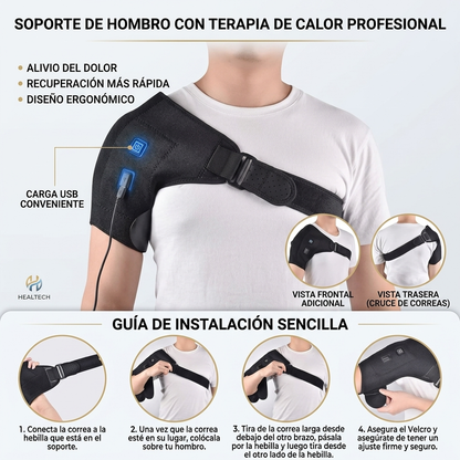 🔥 ¡Dile Adiós al Dolor! Soporte de Hombro con Terapia de Calor Avanzada