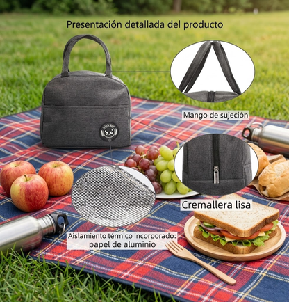 Bolsa Térmica de Almuerzo 6L – Mantén tus Comidas Frescas y Organizadas