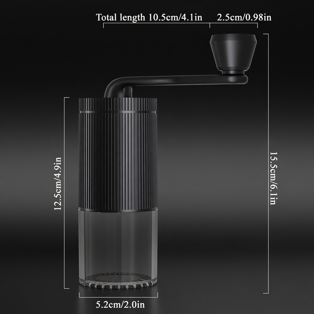 Molinillo Manual de Café Premium – Molienda Fresca y Precisa en Cualquier Lugar