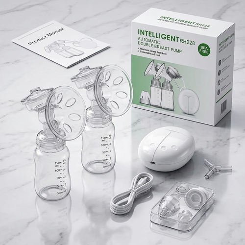 Extractor Eléctrico Doble para Lactancia Cómoda