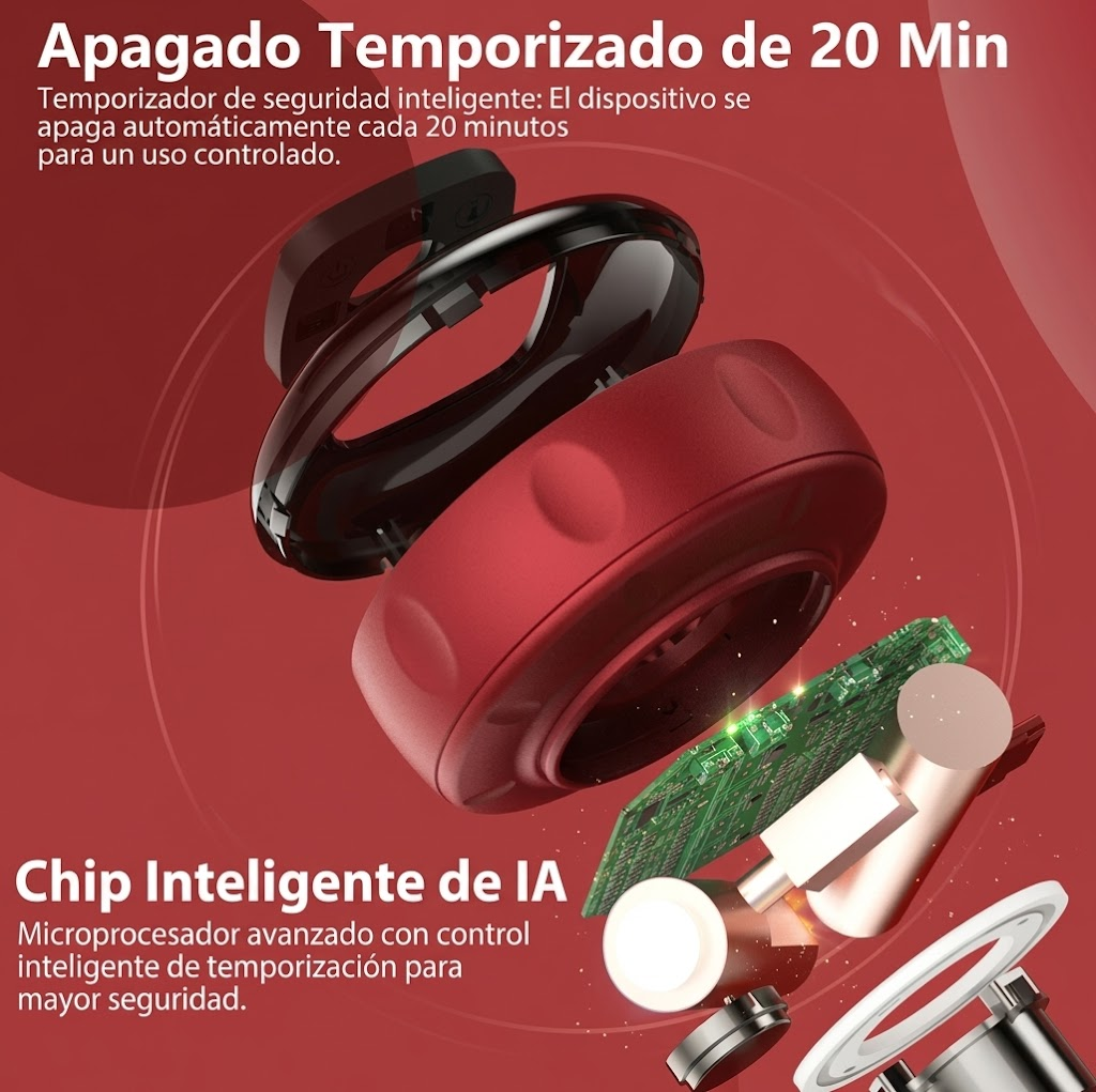 Ventosa Terapéutica Eléctrica Inteligente 4 en 1 – Masajeador Cupping Profesional con Calor, Gua Sha y Vibración