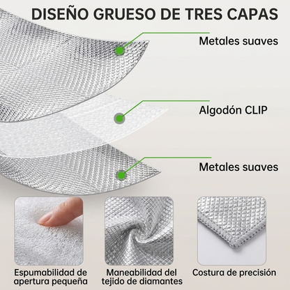 Paños Metálicos Multiuso 5 Piezas – Adiós Birutilla para Siempre 💥