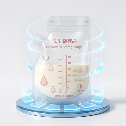 🍼 Pack 30 Bolsas Premium para Leche Materna (8 oz / 250 ml) | Protección Segura y Antiderrames
