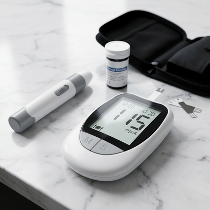 Glucómetro Digital con Accesorios – Kit Completo