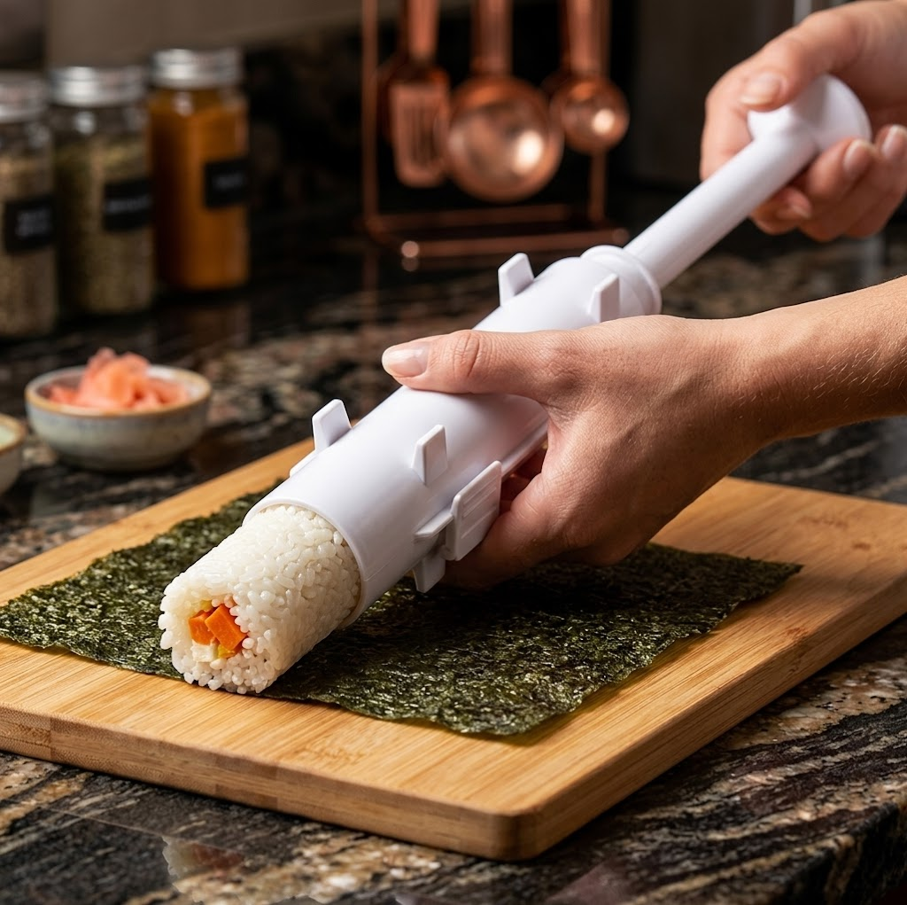 🍣 ¡Prepara Sushi de Restaurante en Casa! Máquina Creadora de Sushi Rolls