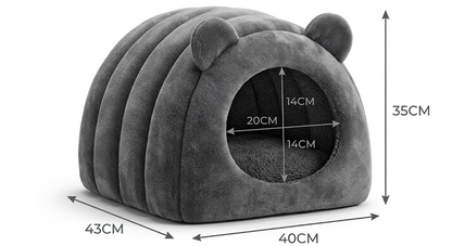 Cama Cueva para Mascotas – Suave, Esponjosa y Cálida