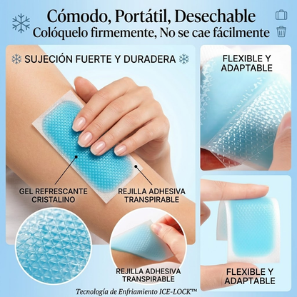 Pack de Parches Refrescantes Winner para Fiebre en Adultos – Alivio Inmediato de Hidrogel (8 Horas de Frescura)