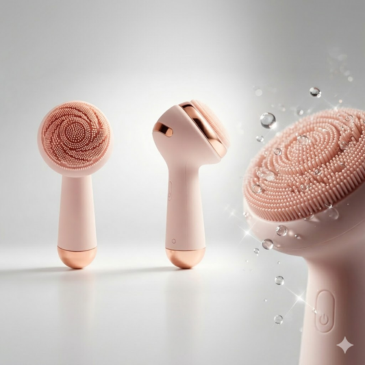 Cepillo Facial Eléctrico con Vibración Hidráulica - 3 Velocidades | Limpieza Profunda y Masaje Rejuvenecedor