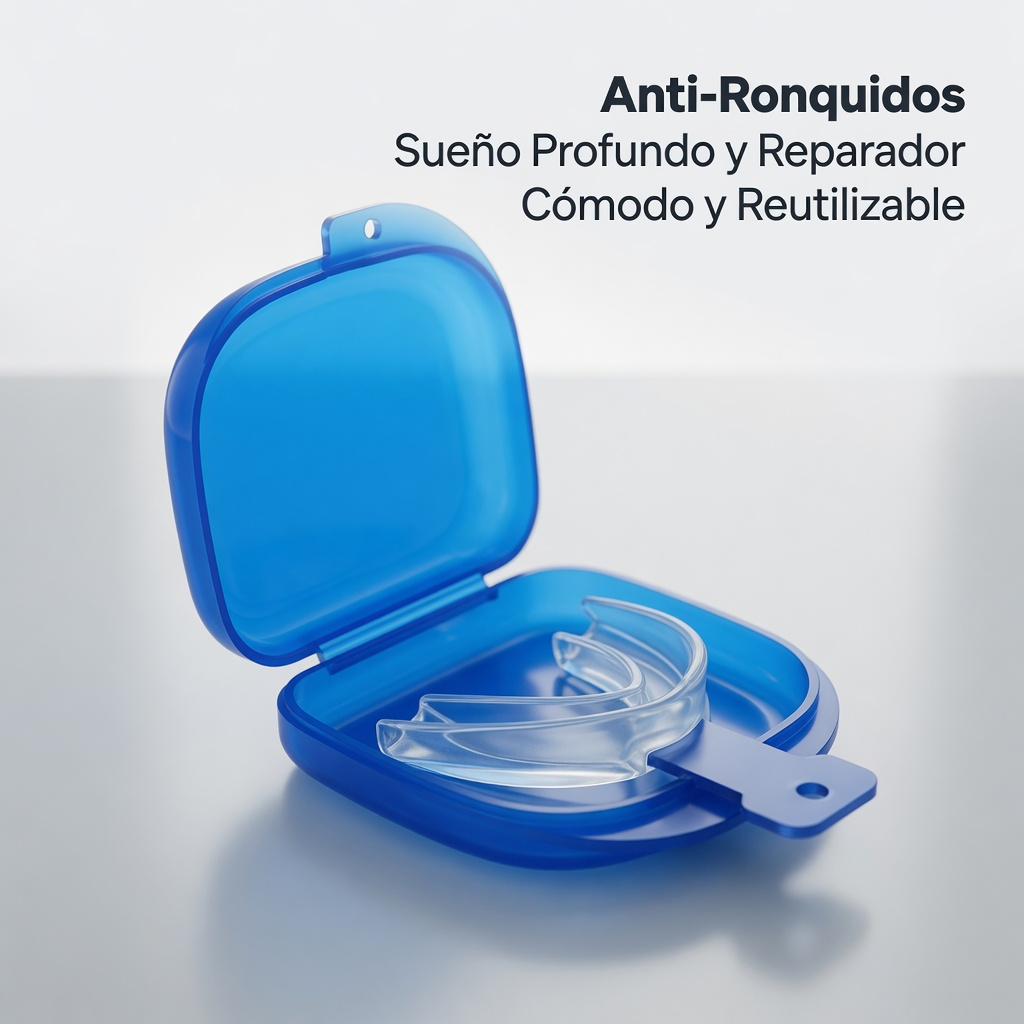 Placa Anti Bruxismo, Apnea y Ronquido – Sueño Reparador y Protección Dental