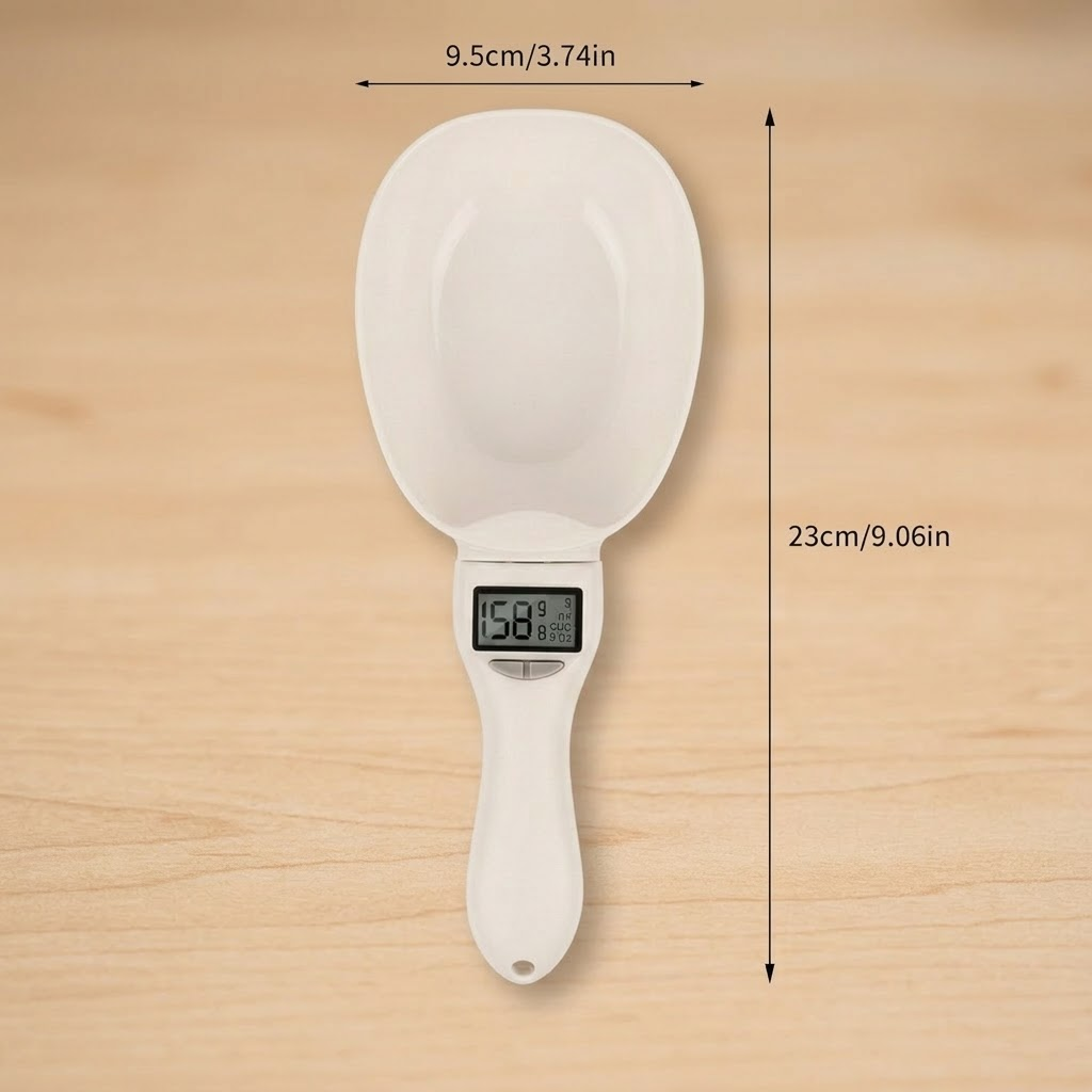 Báscula de Comida para Mascotas – Precisión y Control en la Alimentación