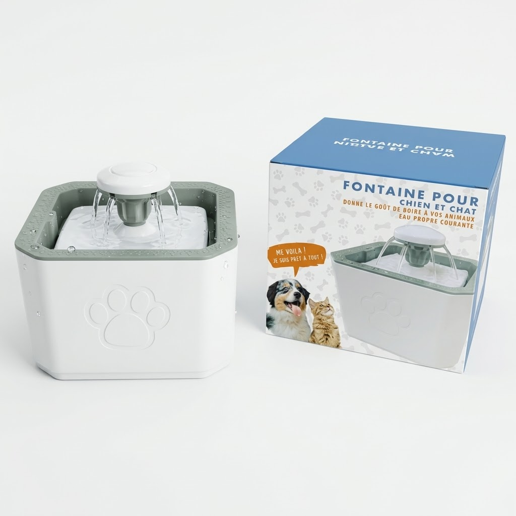 Fuente de Agua Eléctrica para Mascotas 2,5L – Hidratación Constante y Saludable