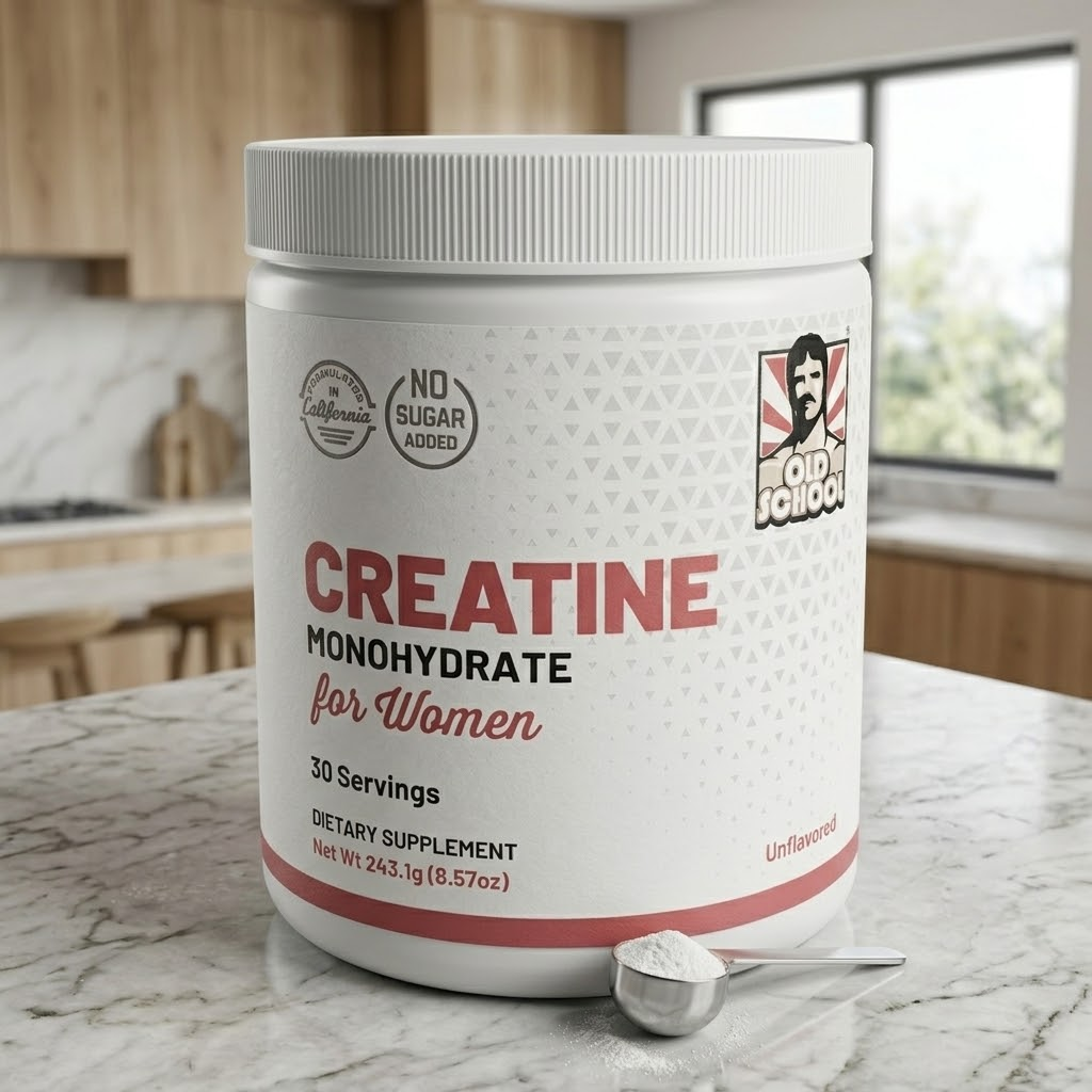 Old School Labs Creatina Monohidratada para Mujeres 240 G