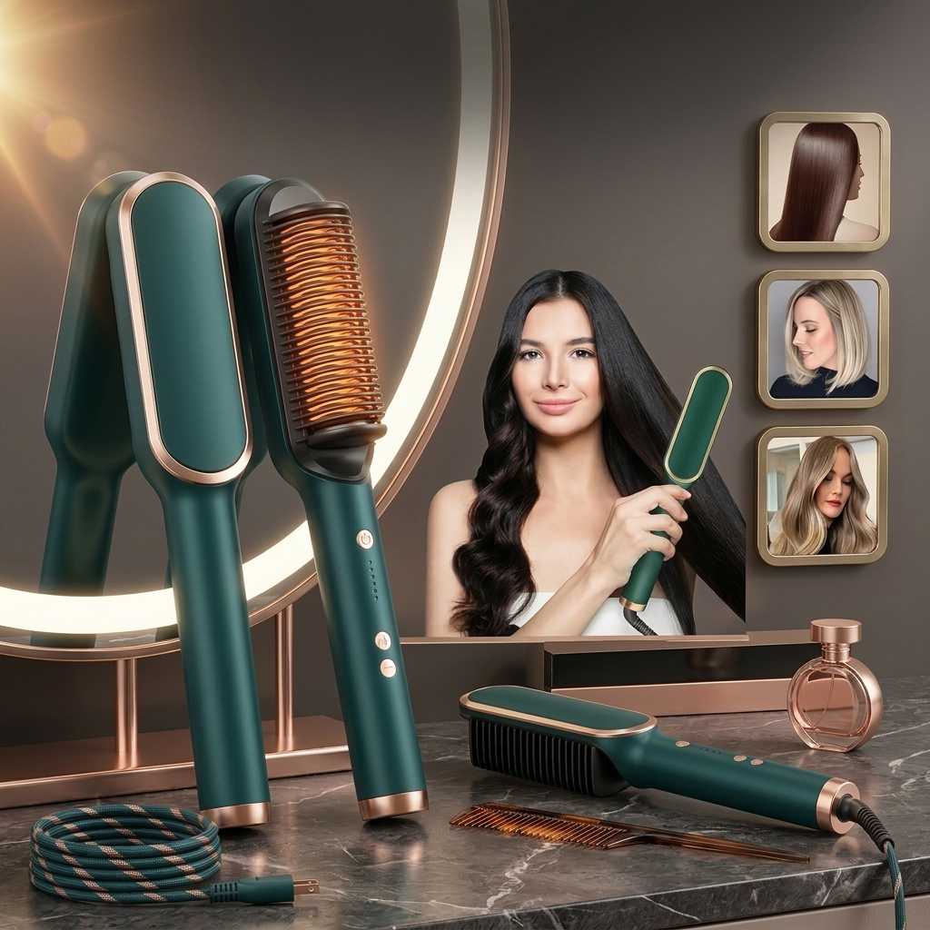 🌟 ¡Pack Belleza Express – Cabello de salón + Labios impactantes en minutos! 💇♀️💋