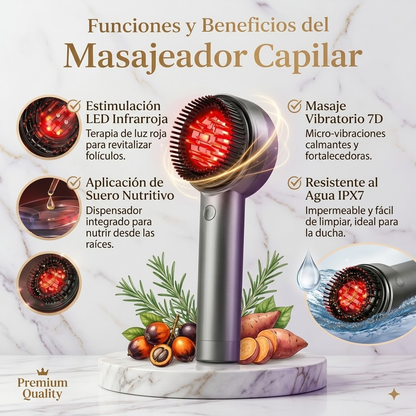 Combo Spa Capilar – Cepillo de Masaje 2 en 1 + Aceite Batana 30 m